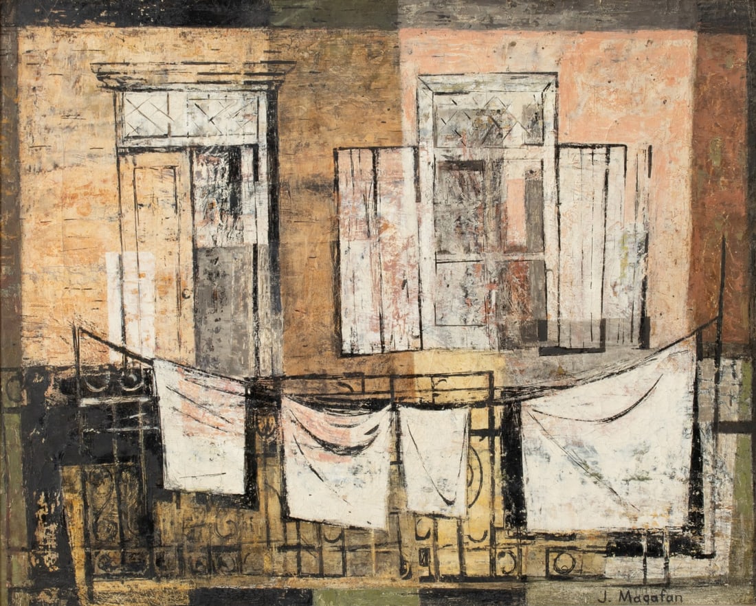 JENNE MAGAFAN (1916-1952) EGG TEMPERA ON BOARD (1 of 16)