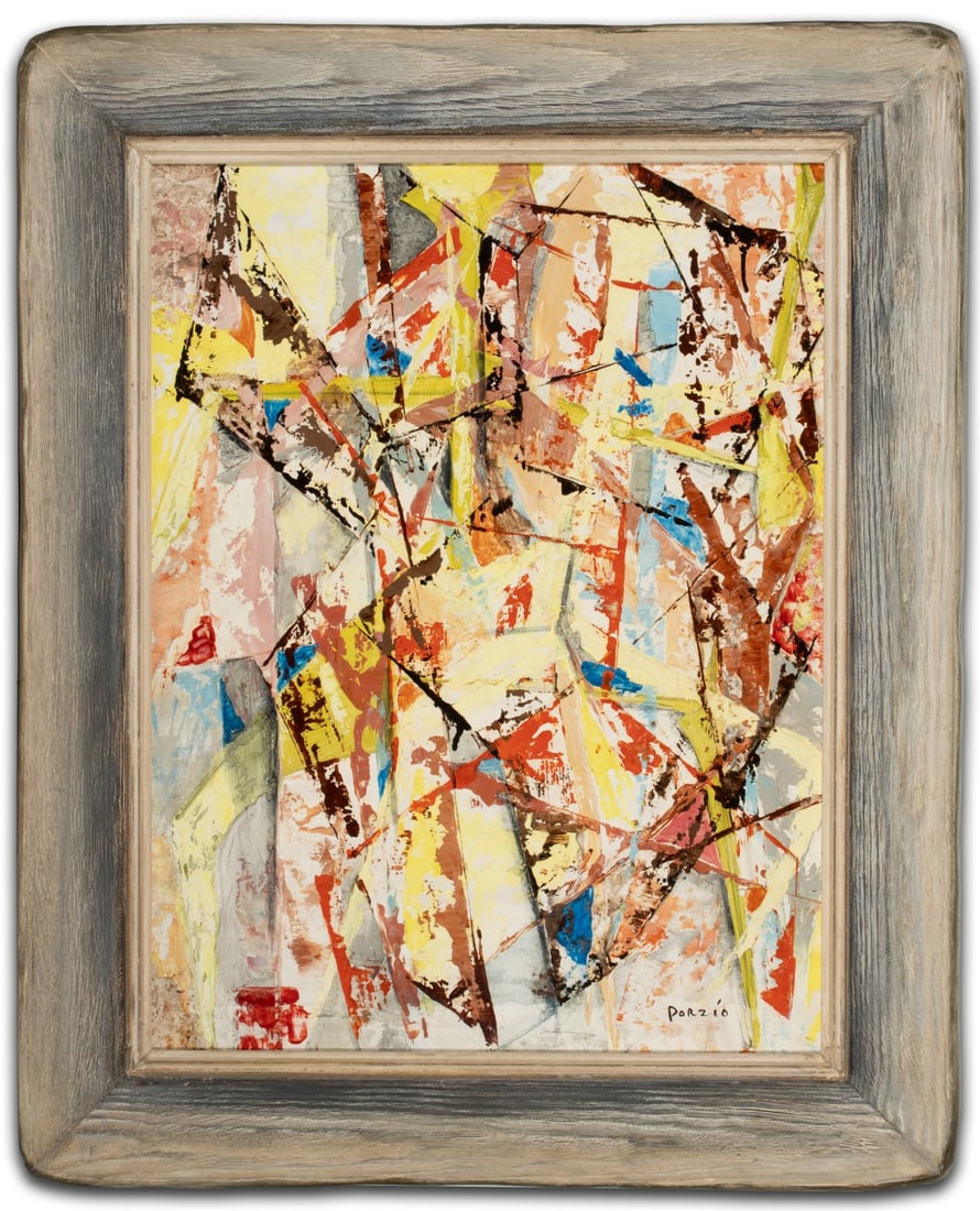 LEE PORZIO (1913-2004) 1958 OIL ON ARTIST'S BOARD (1 of 10)