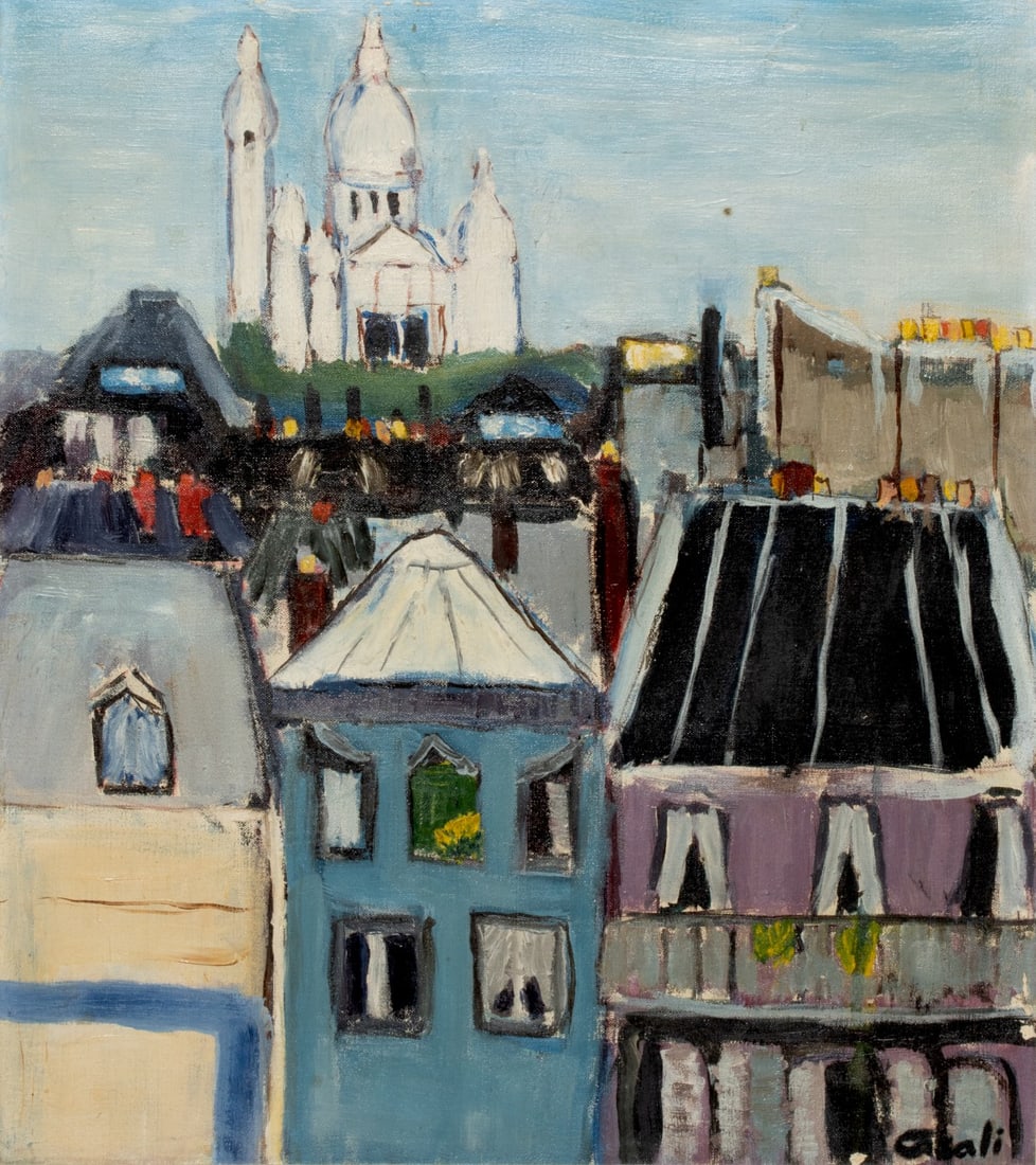 MID 20TH C. MODERNIST VIEW OF THE SACRE-COEUR BASILICA (1 of 14)