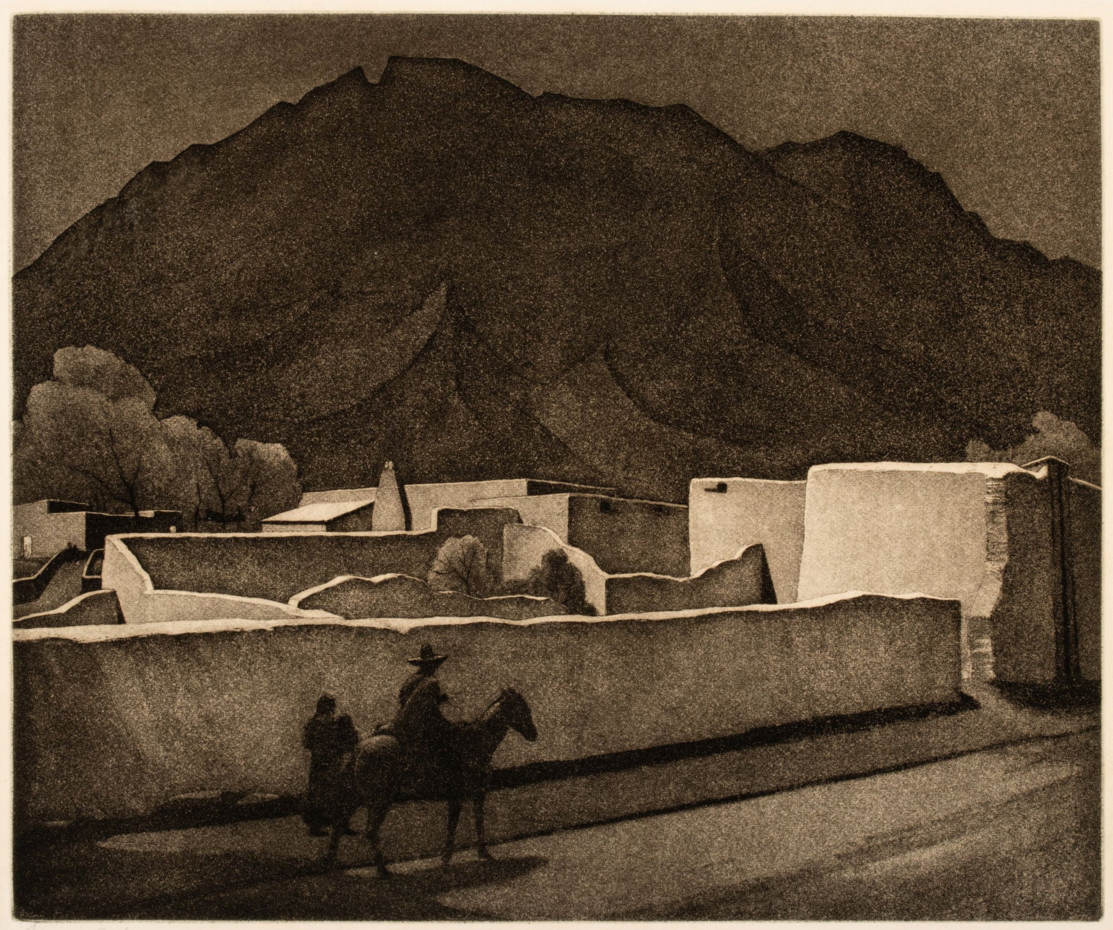 CHARLES CAPPS (1898-1981) PENCIL SIGNED AQUATINT (1 of 13)