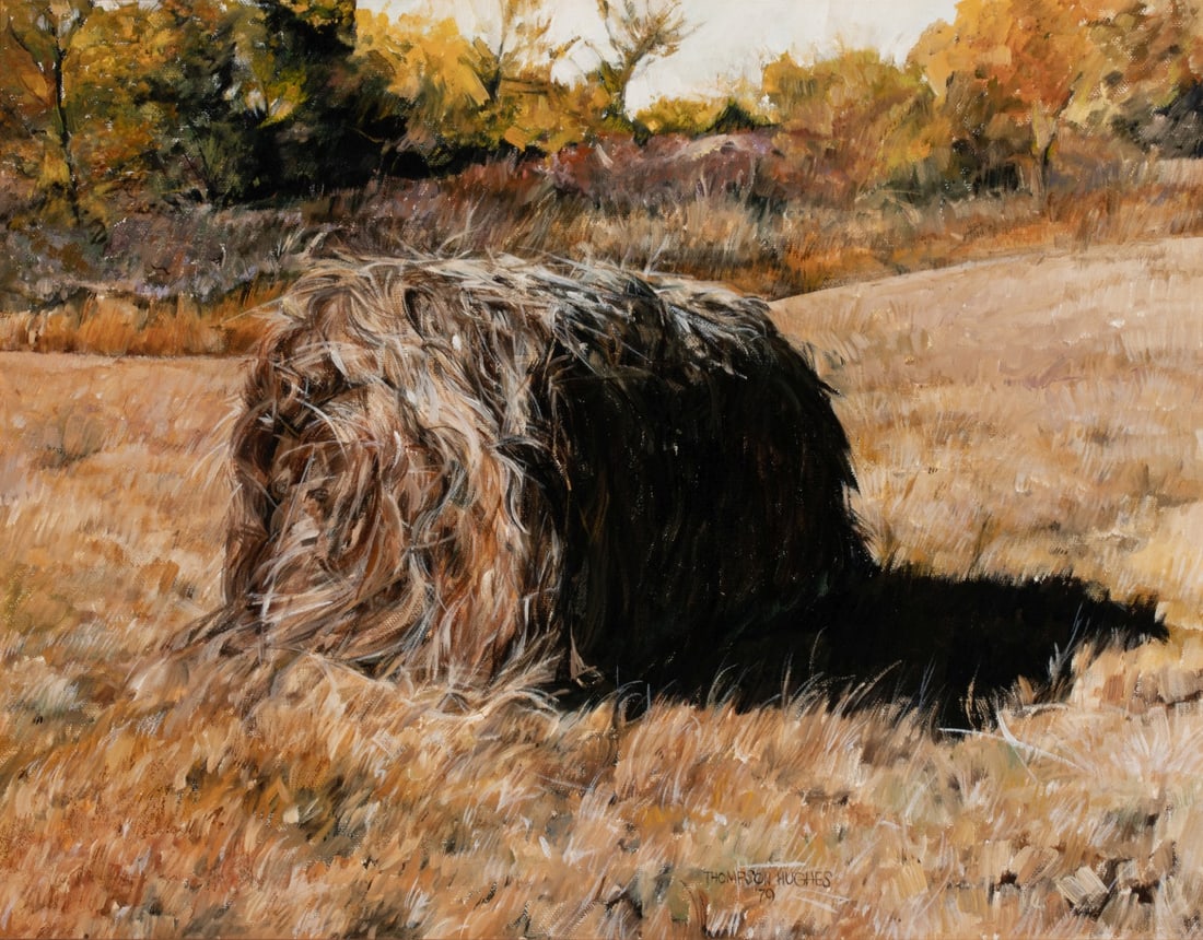 THOMPSON HUGHES (BORN 1942) OIL ON CANVAS (1 of 11)