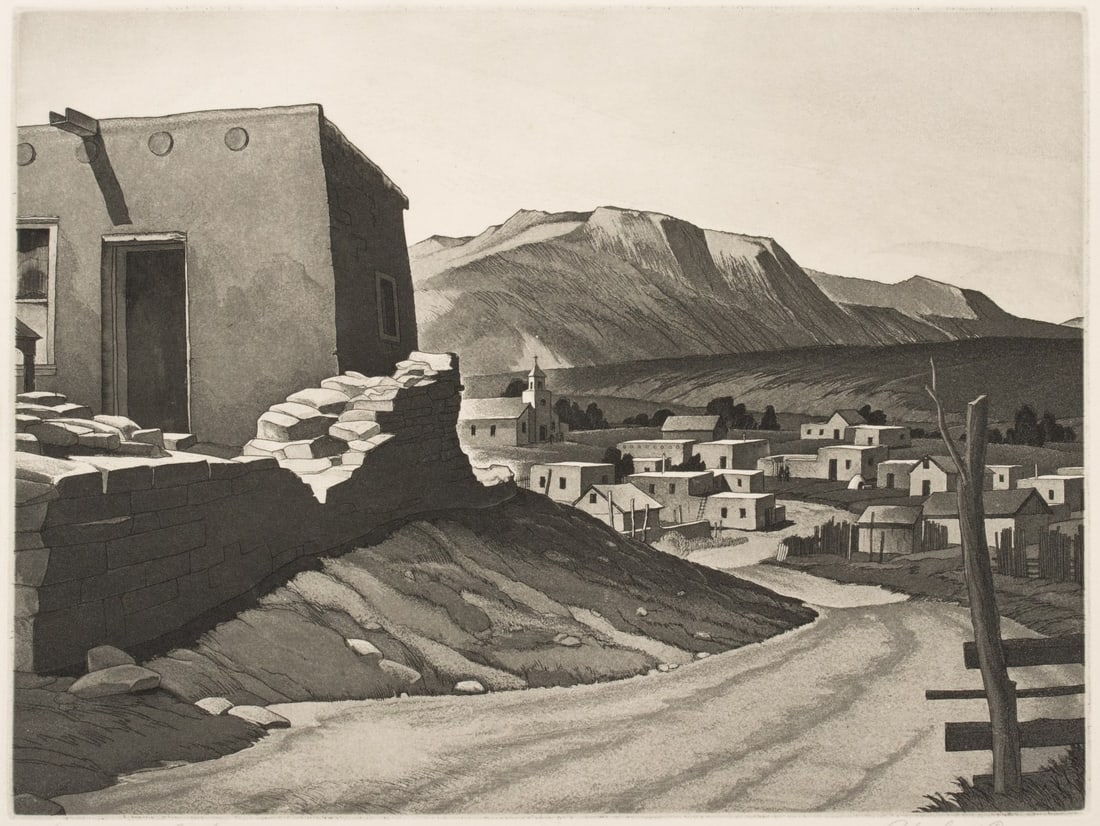 CHARLES CAPPS (1898-1981) PENCIL SIGNED AQUATINT (1 of 11)