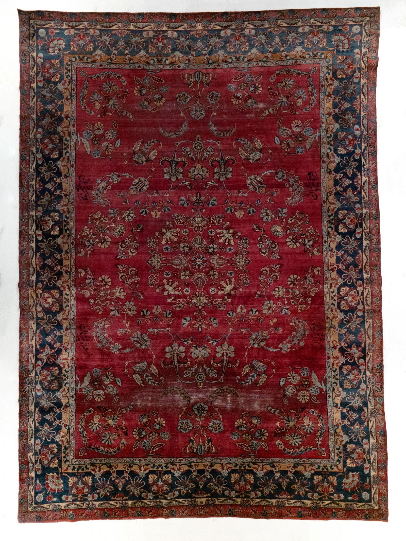 A FINE YAZD CARPET, CENTRAL PERSIA, EARLY 20TH C (1 of 15)
