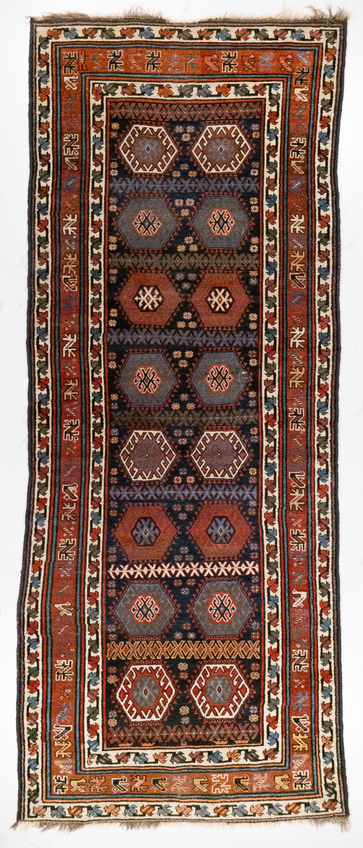 FINE KURDISH RUNNER, NORTH PERSIA, CIRCA 1900 (1 of 16)