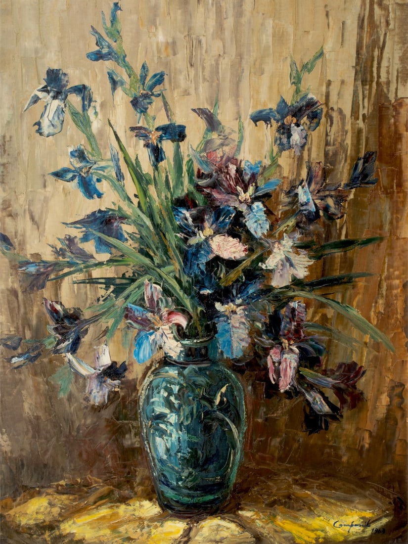 GIAN LUIGI CAMPANILE (ITALIAN 20th C.) OIL ON CANVAS (1 of 6)