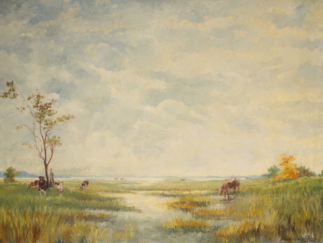 HORACE LaPIERRE (KANSAS CITY 1873-1945) OIL ON CANVAS (1 of 15)