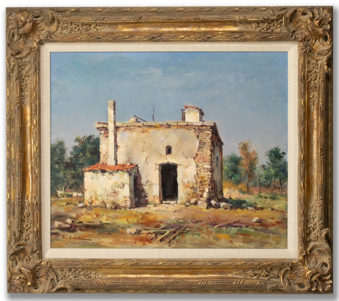 FRANCO COLELLA (1900-1981) OIL ON CANVAS (1 of 6)