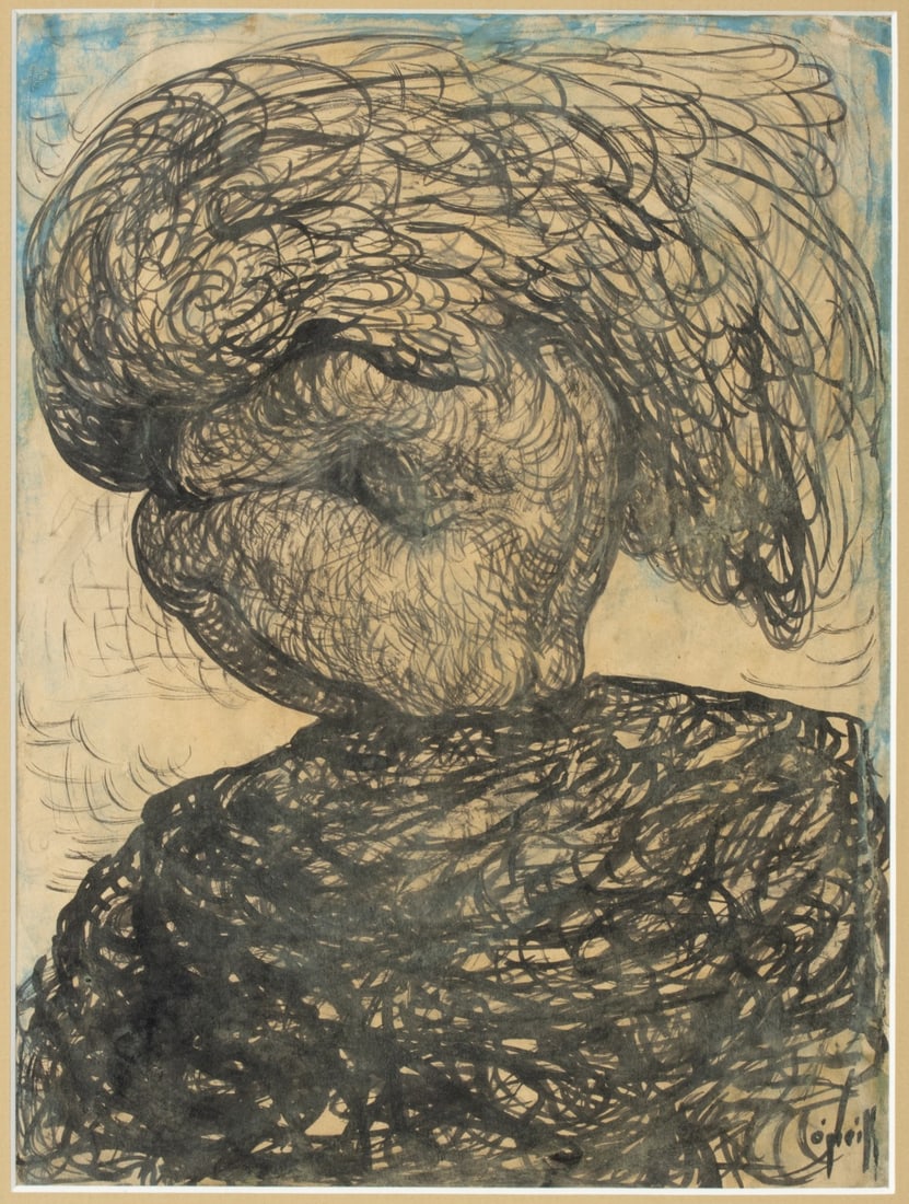 ROSE O'NEILL (1874-1944) MIXED MEDIA ON PAPER (1 of 4)