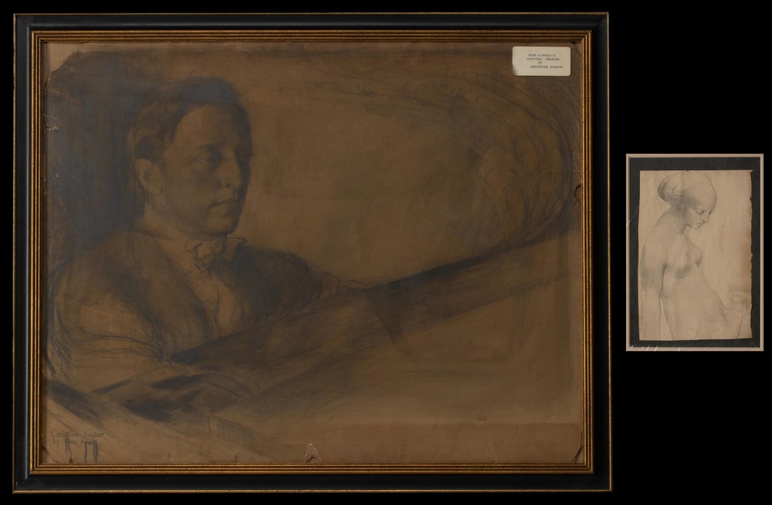 ROSE O'NEILL (1874-1944) PORTRAIT OF CHRISTIAN SCHIOTT (1 of 6)