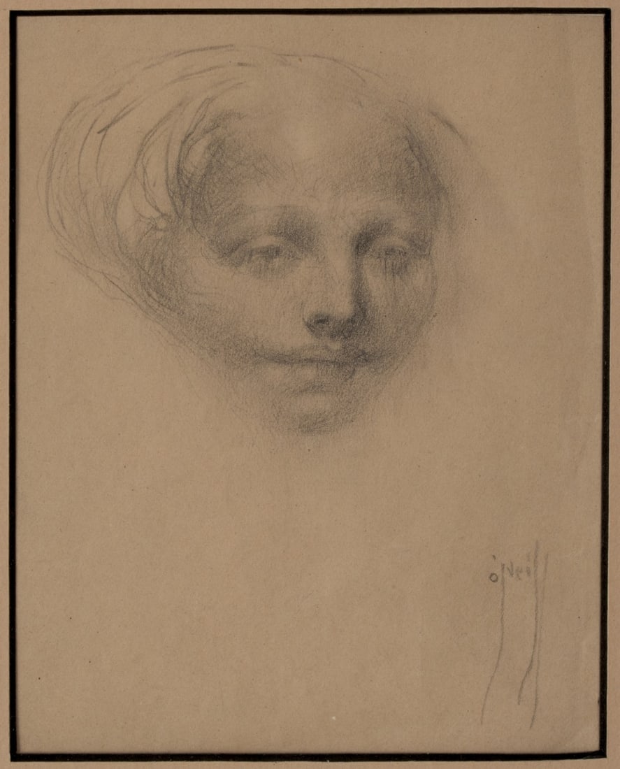 ROSE O'NEILL (1874-1944) GRAPHITE SKETCH (1 of 5)