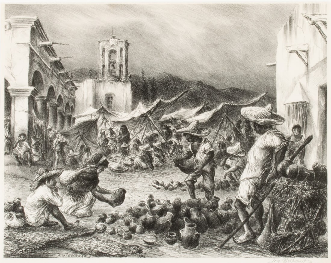 IRA MOSKOWITZ (1912-2001) PENCIL SIGNED LITHOGRAPH (1 of 5)