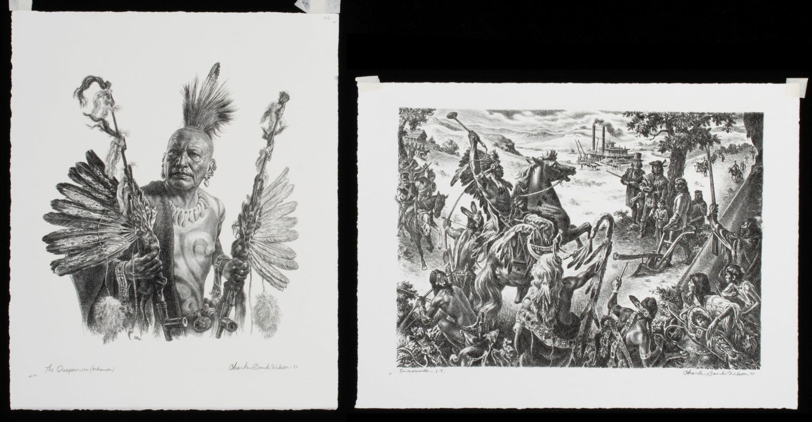 CHARLES BANKS WILSON (1918-2013) PENCIL SIGNED LITHOS (1 of 6)