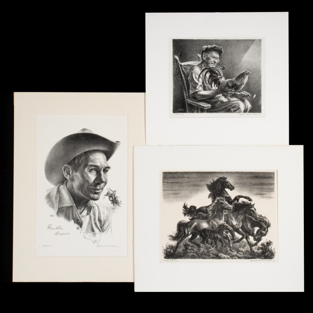 CHARLES BANKS WILSON (1918-2013) PENCIL SIGNED LITHOS (1 of 13)