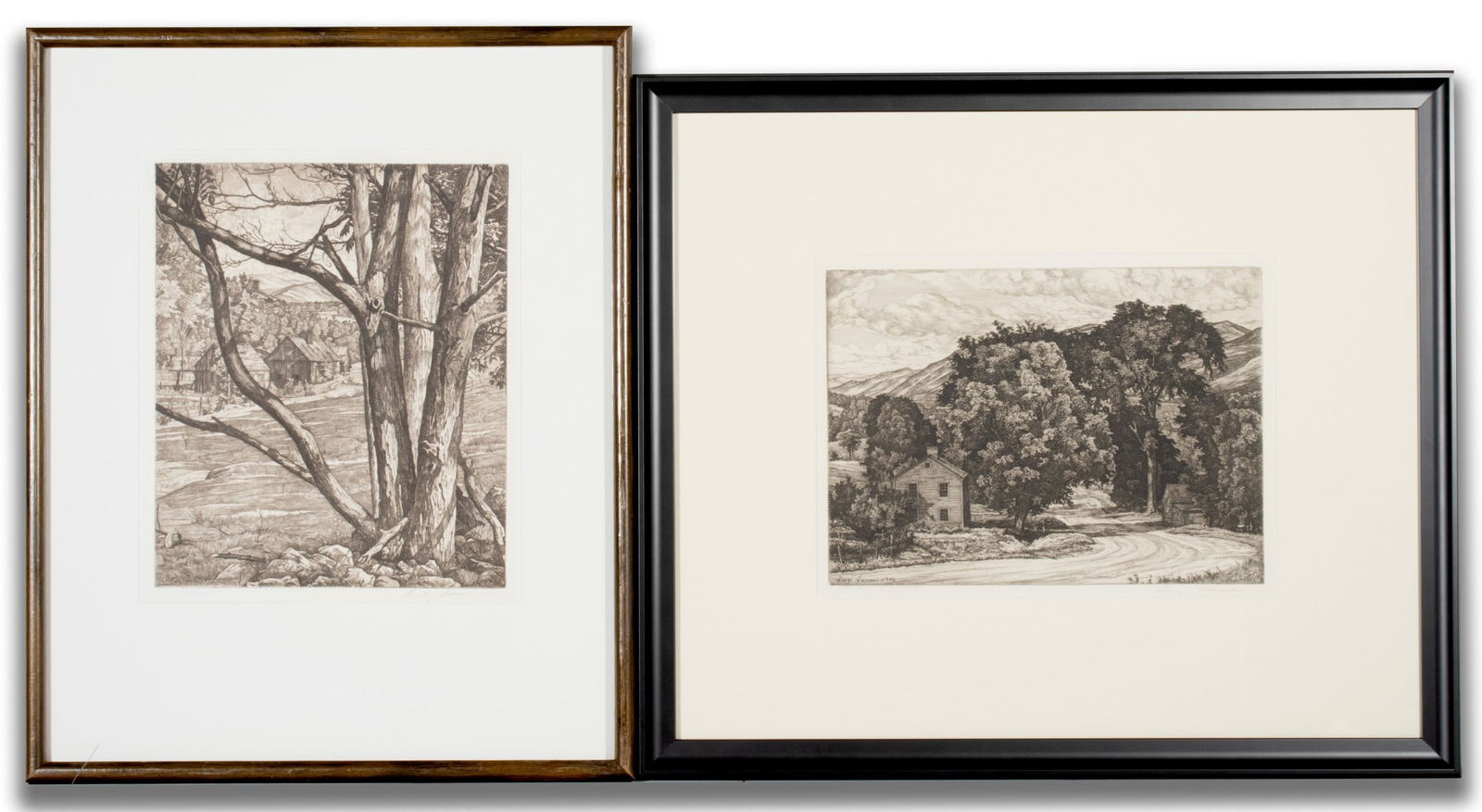 LUIGI LICIONI (1900-1988) PENCIL SIGNED ETCHINGS (2) (1 of 9)