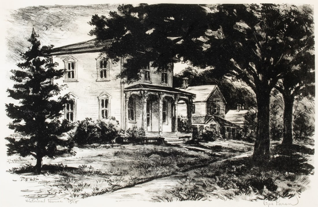 SIGNE LARSON (1908-1993) PENCIL SIGNED LITHOGRAPH (1 of 5)