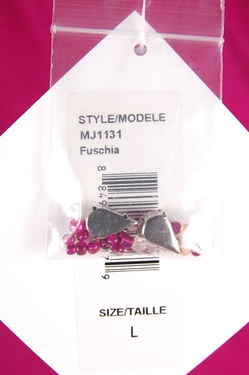 BAGGLEY MISCHLEY MARK + JAMES FUSHIA DRESS, SZ L - 10