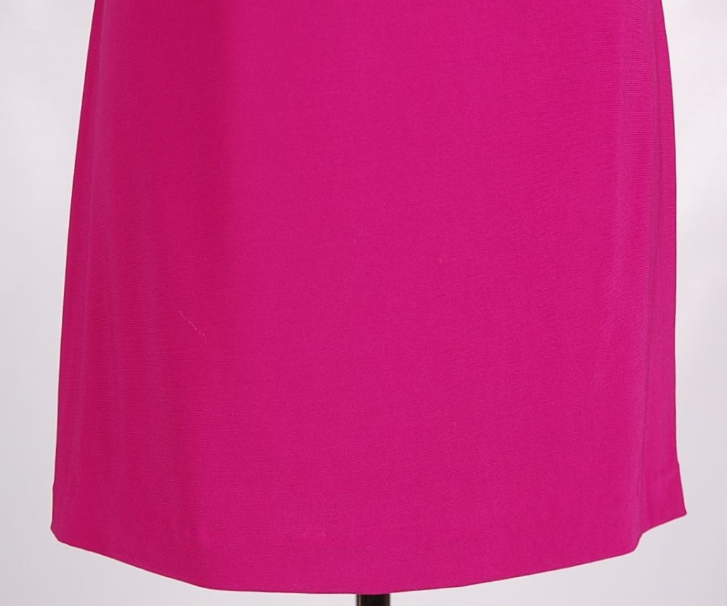 BAGGLEY MISCHLEY MARK + JAMES FUSHIA DRESS, SZ L - 3