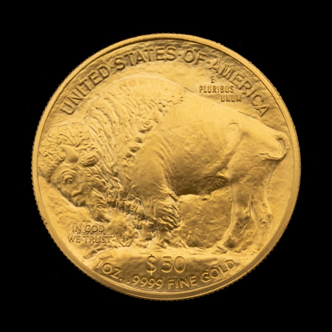 A 2009 US GOLD 1 OZ .9999 FINE $50 AMERICAN BUFFALO (1 of 2)