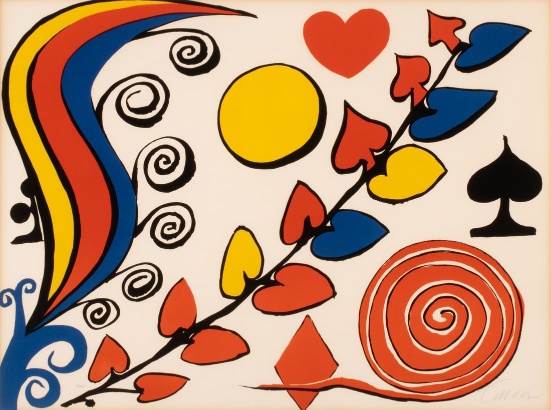ALEXANDER CALDER (1898-1976) PENCIL SIGNED LITHOGRAPH (1 of 11)