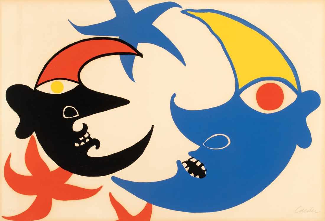 ALEXANDER CALDER (1898-1976) PENCIL SIGNED LITHOGRAPH (1 of 11)