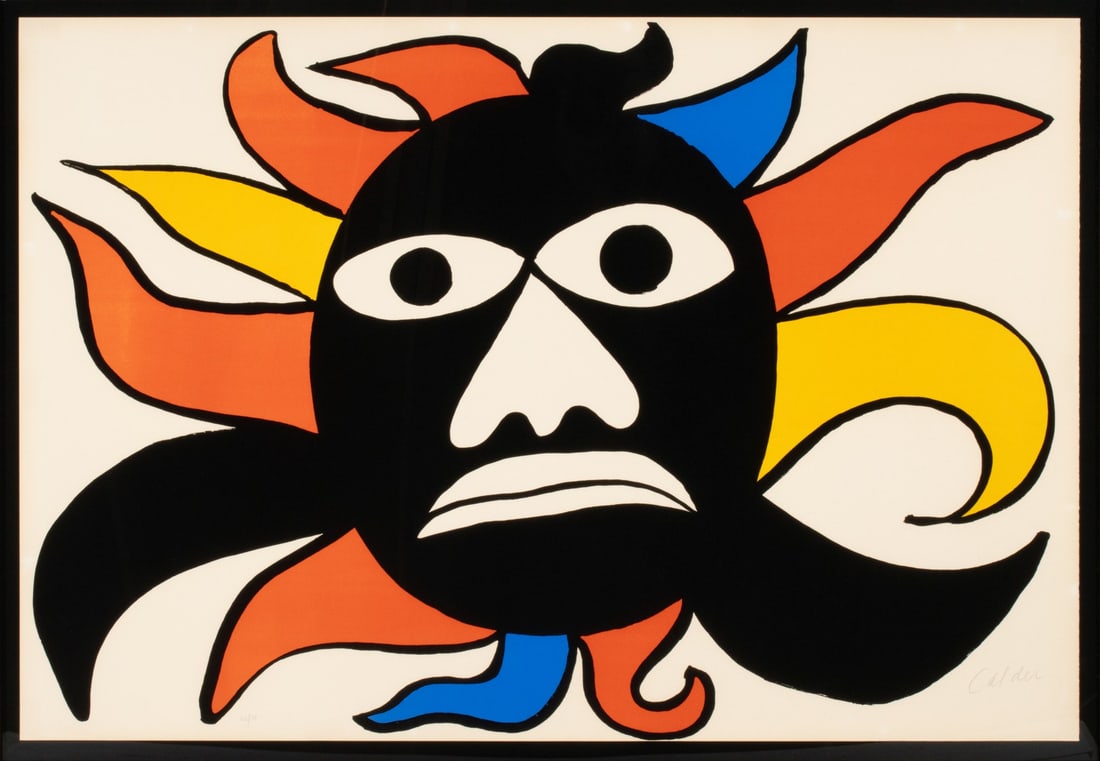 ALEXANDER CALDER (1898-1976) PENCIL SIGNED LITHOGRAPH (1 of 10)