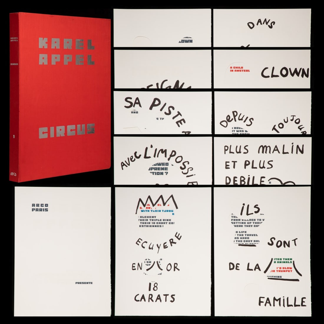 KAREL APPEL (1921-2006) 'APPEL'S CIRCUS' HARDCASE (1 of 15)