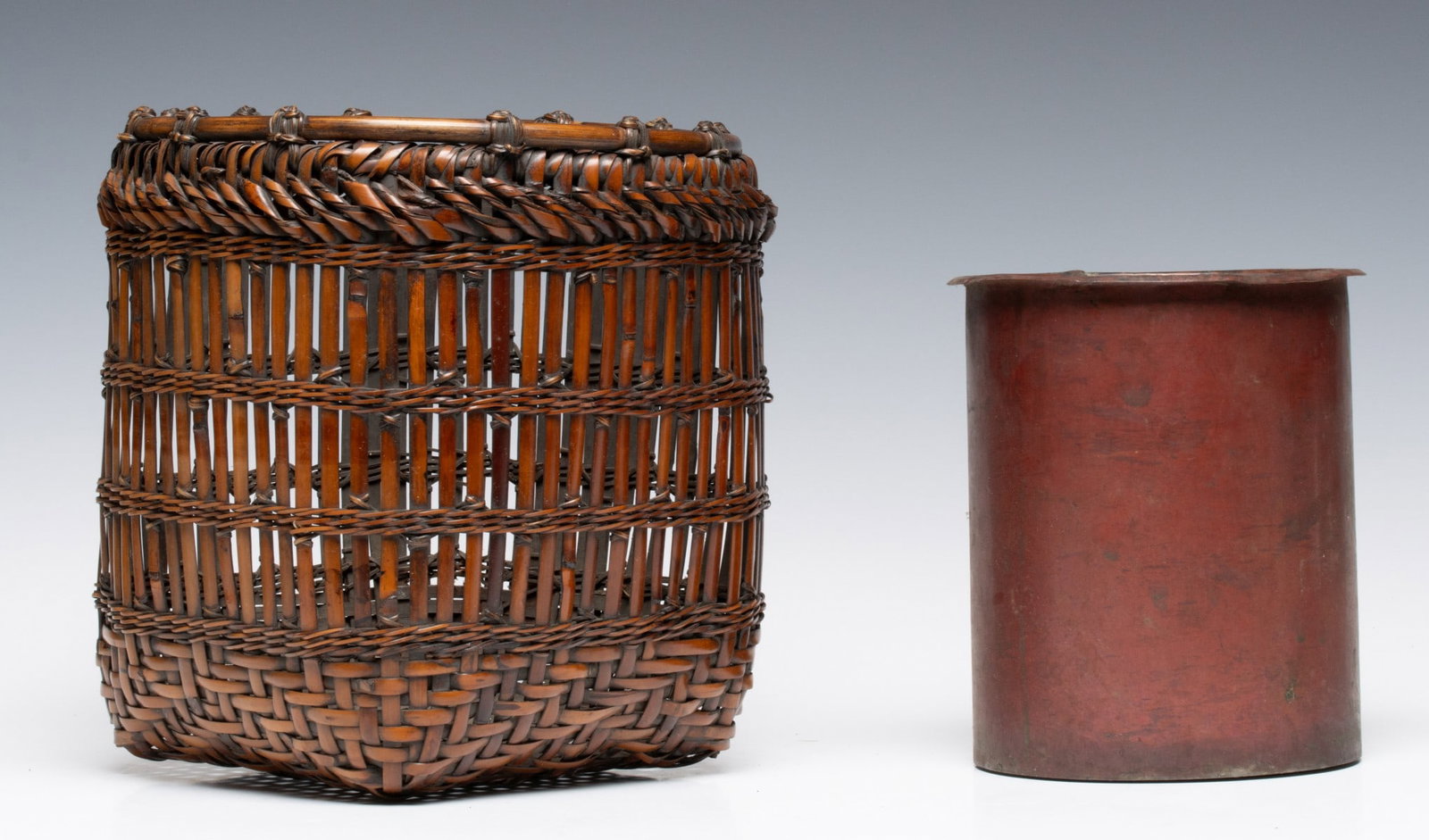 SIGNED JAPANESE BASKET ATTR CHIKUHO-SAI, ADAIR ESTATE (1 of 10)