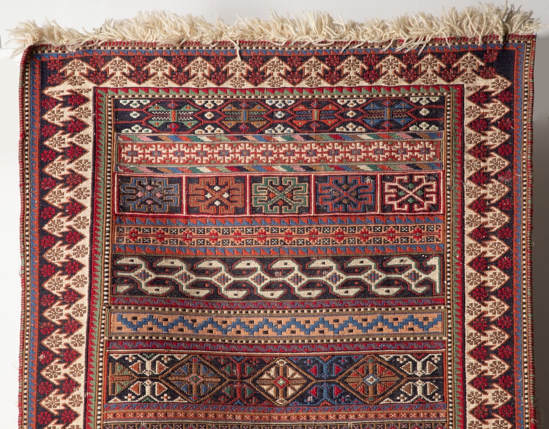 A SHAHSEVAN SOUMAK RUNNER, MODERN - 2