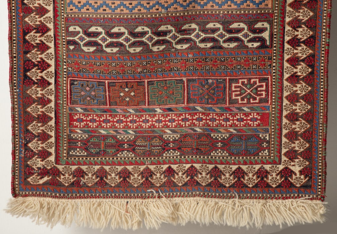 A SHAHSEVAN SOUMAK RUNNER, MODERN - 6