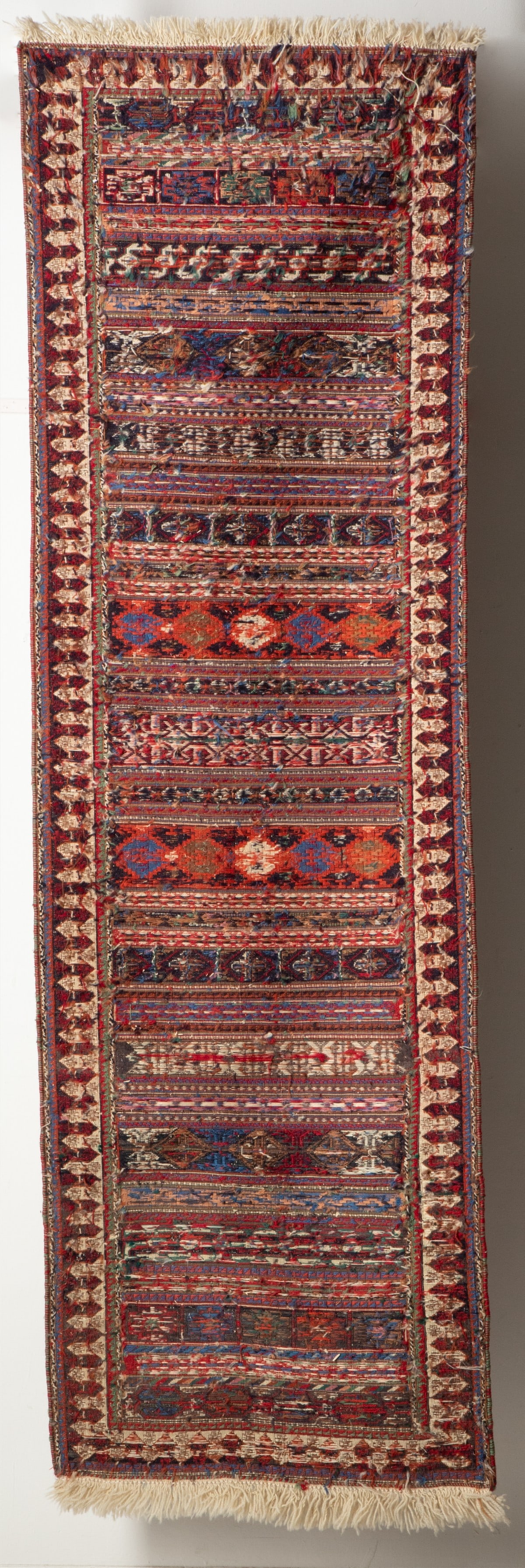 A SHAHSEVAN SOUMAK RUNNER, MODERN - 9
