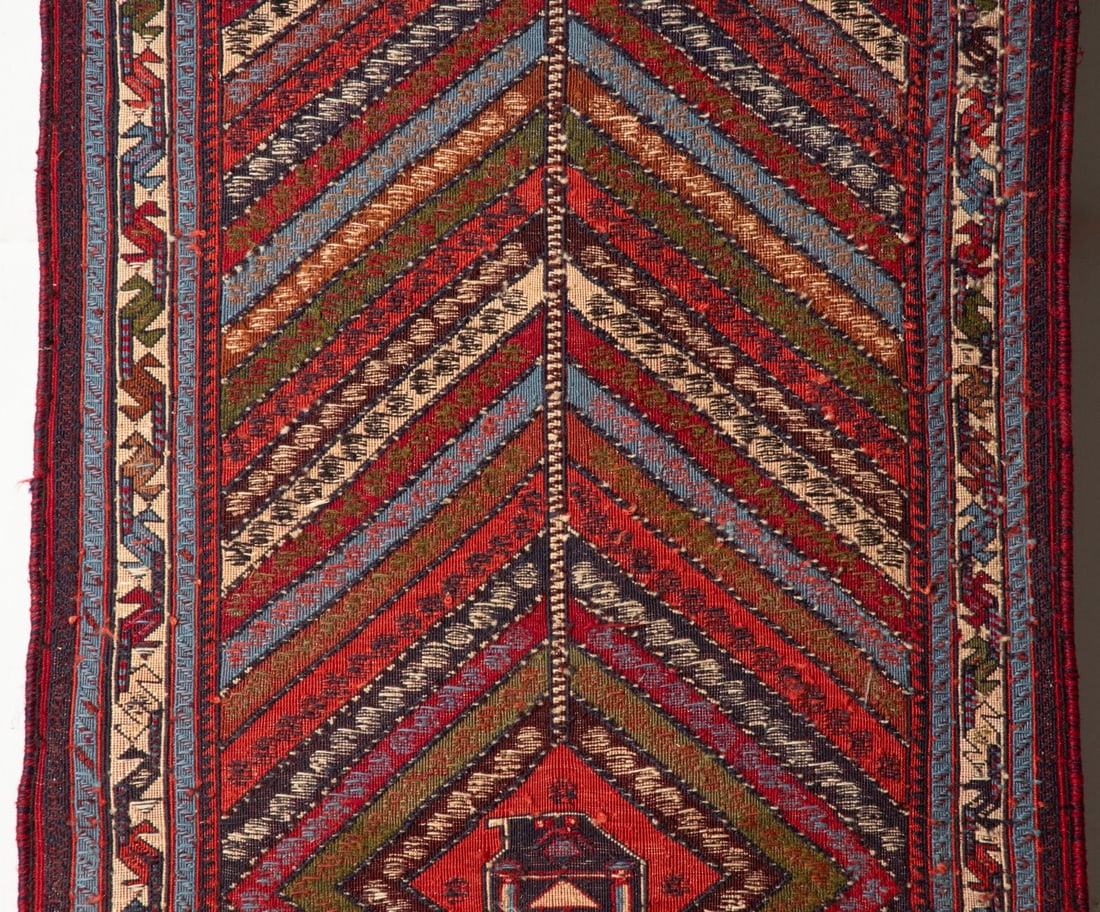 A SHAHSEVAN SOUMAK RUNNER, MODERN - 11