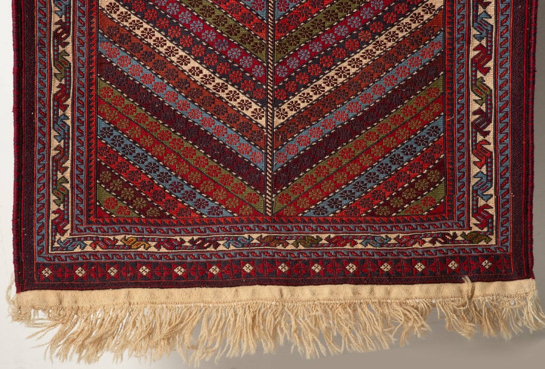 A SHAHSEVAN SOUMAK RUNNER, MODERN - 6