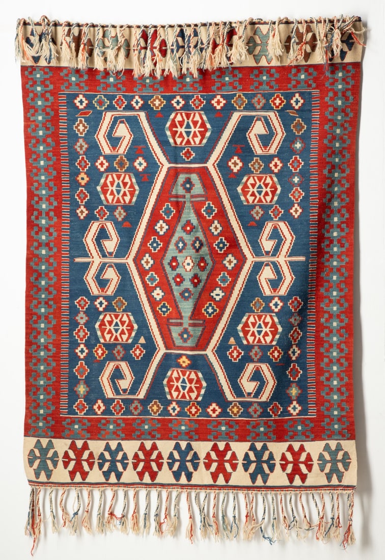 A TURKISH KILIM, CENTRAL TURKIYE, LATE 20TH CENTURY (1 of 14)