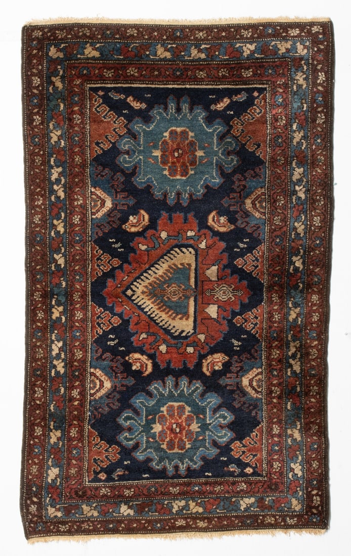 UNUSUAL HAMADAN RUG, NORTH WEST PERSIA, CIRCA 1910 (1 of 14)