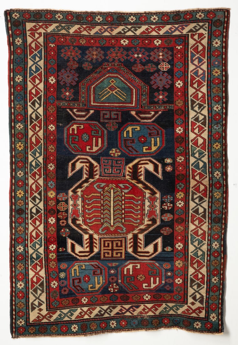 LENKORAN PRAYER RUG LATE 19TH CENTURY (1 of 14)