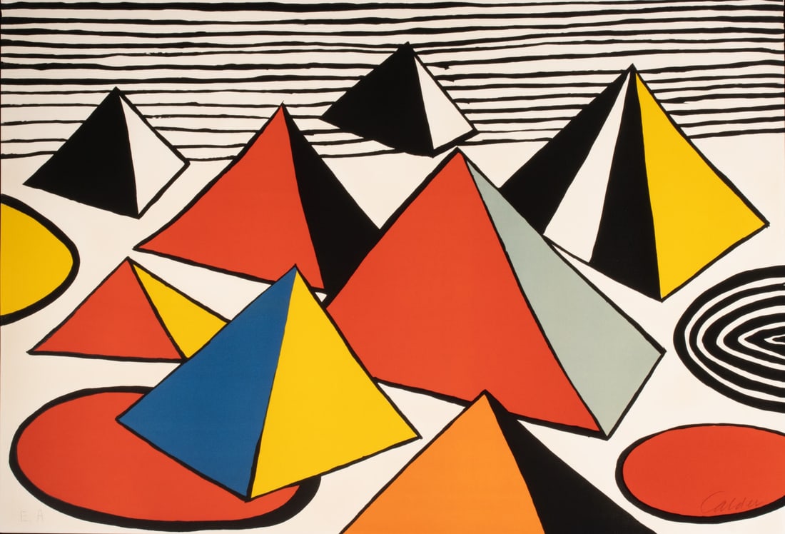 ALEXANDER CALDER (1898-1976) PENCIL SIGNED LITHOGRAPH (1 of 10)