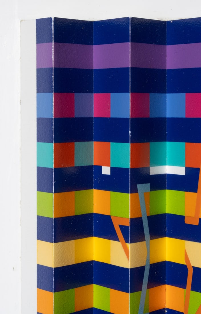 YAACOV AGAM (BORN 1928) THREE DIMENSIONAL POLYMORPH - 10