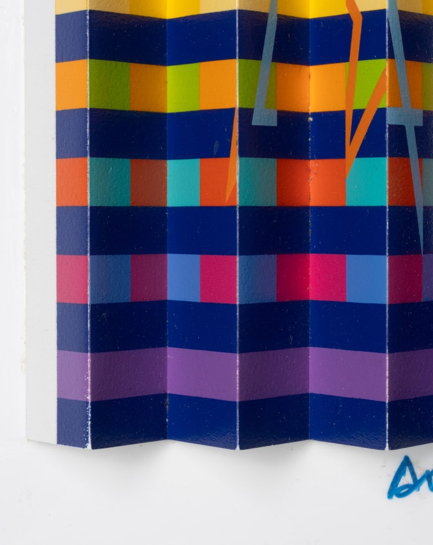 YAACOV AGAM (BORN 1928) THREE DIMENSIONAL POLYMORPH - 12