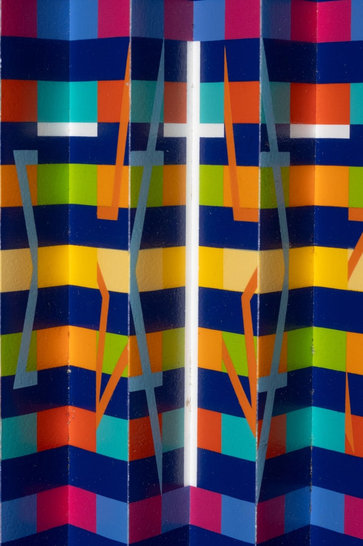 YAACOV AGAM (BORN 1928) THREE DIMENSIONAL POLYMORPH - 13