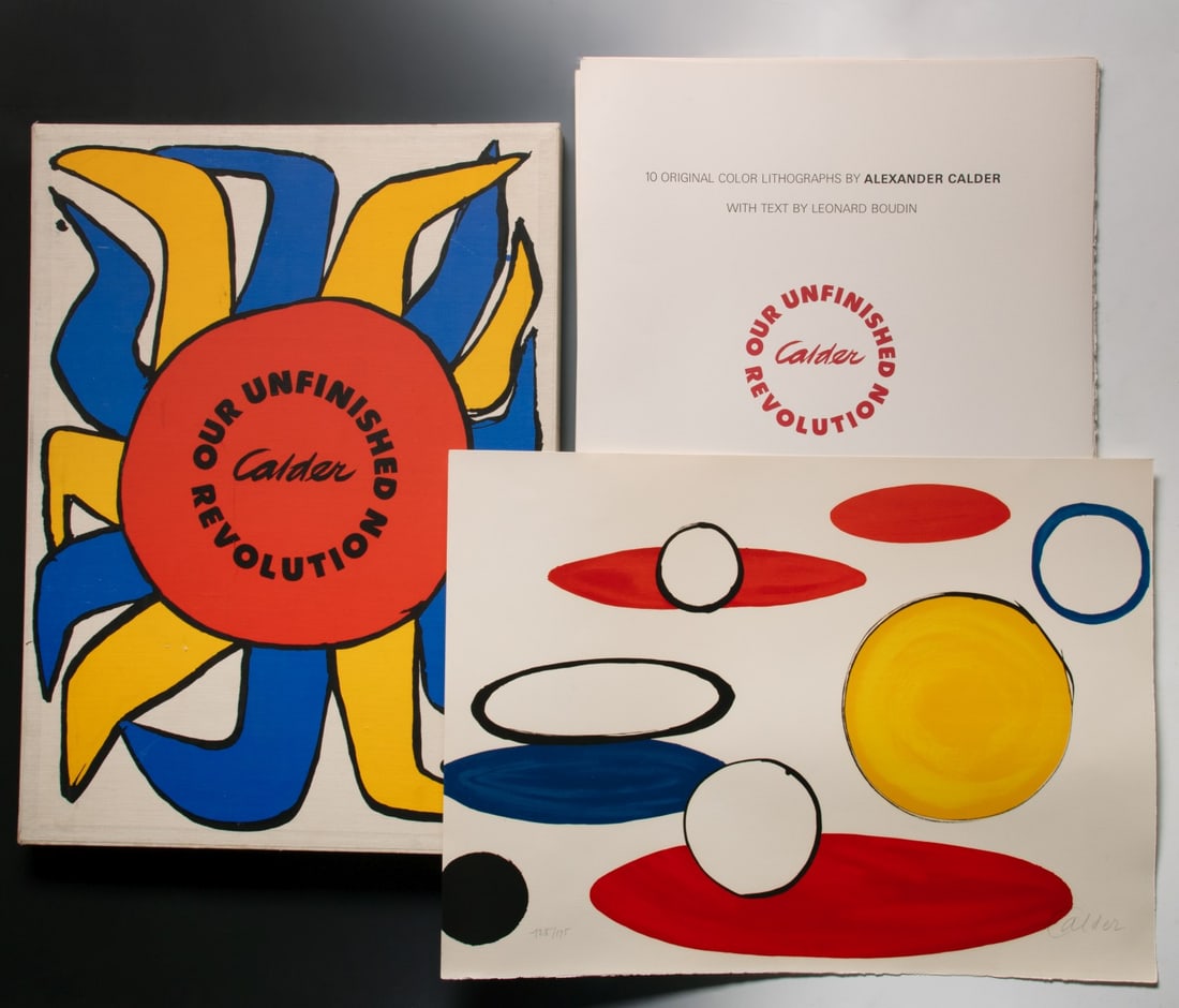 ALEXANDER CALDER (1898-1976) PENCIL SIGNED LITHOGRAPH (1 of 14)