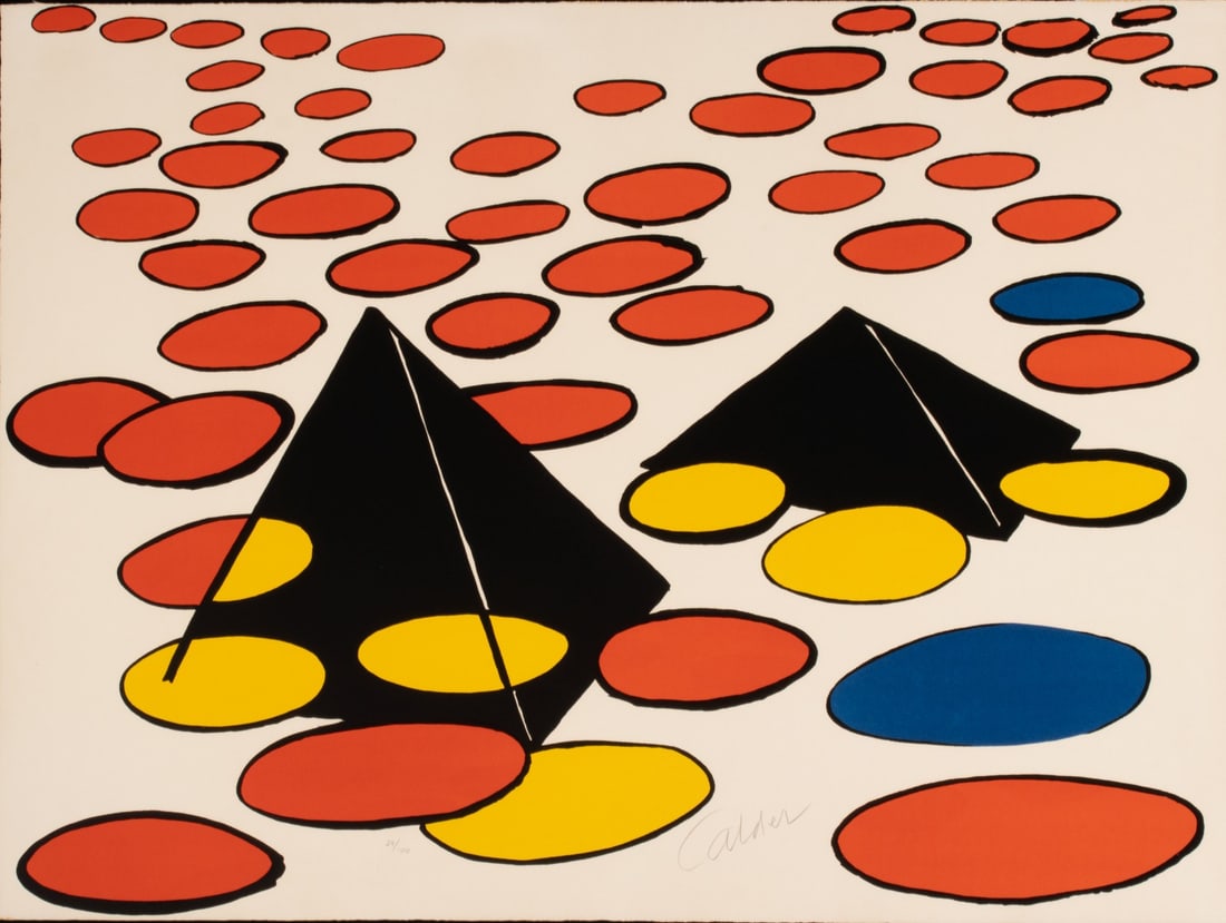 ALEXANDER CALDER (1898-1976) PENCIL SIGNED LITHOGRAPH (1 of 10)