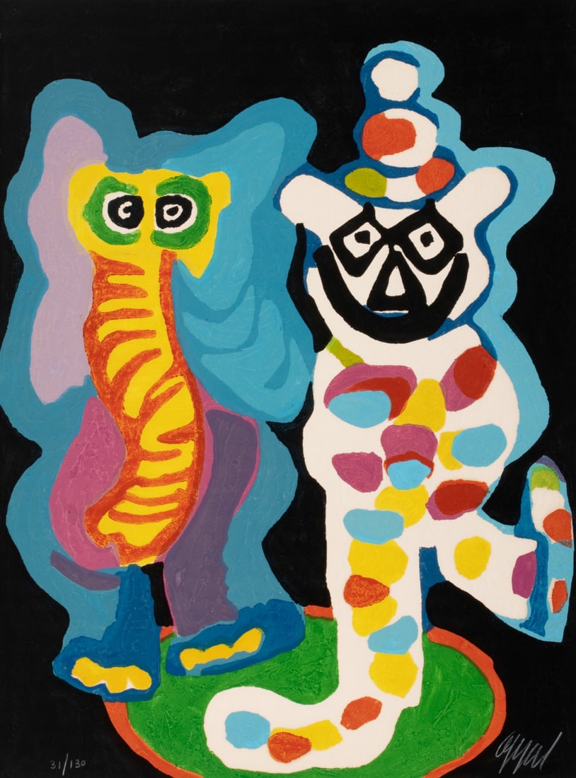 KAREL APPEL (1921-2006) SIGNED WOODCUT WITH CARBORUNDUM (1 of 10)