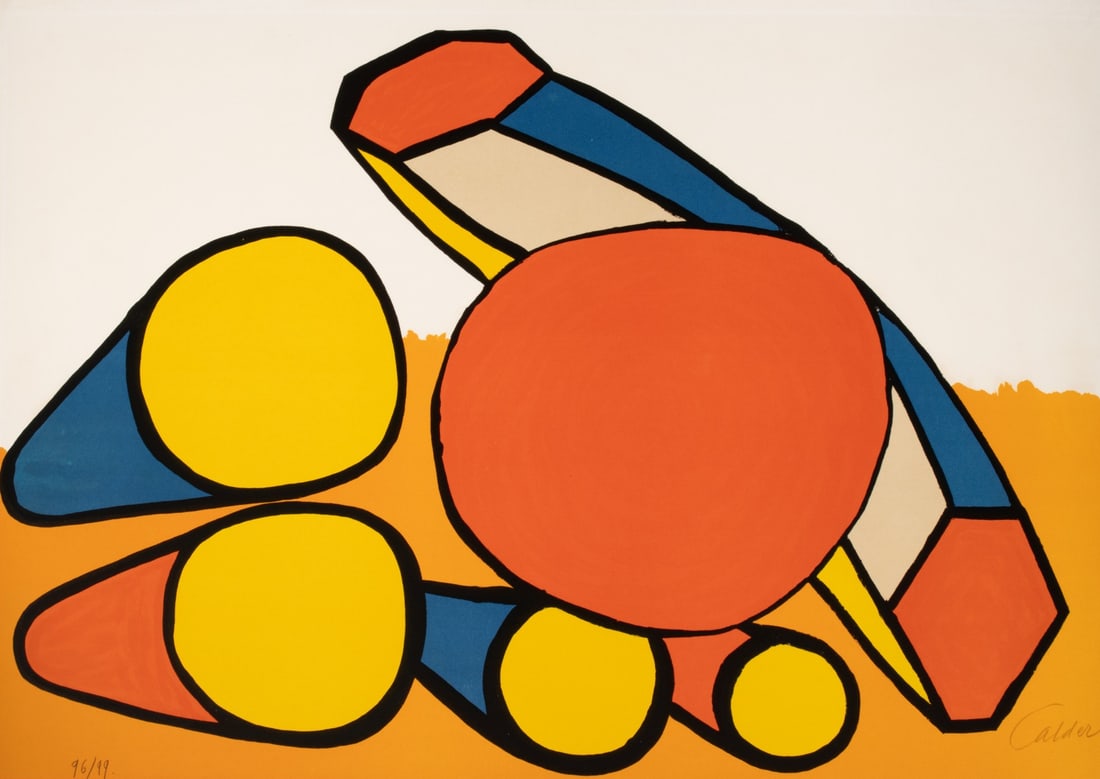ALEXANDER CALDER (1898-1976) PENCIL SIGNED LITHOGRAPH (1 of 10)