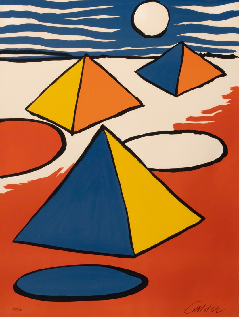 ALEXANDER CALDER (1898-1976) PENCIL SIGNED LITHOGRAPH (1 of 10)