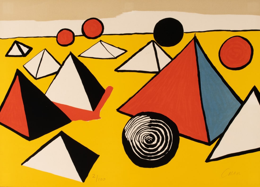 ALEXANDER CALDER (1898-1976) PENCIL SIGNED LITHOGRAPH (1 of 9)