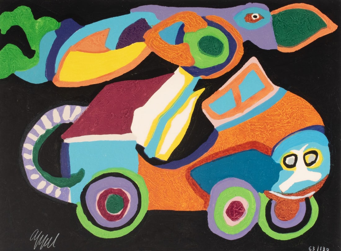 KAREL APPEL (1921-2006) PENCIL SIGNED WOODBLOCK (1 of 10)