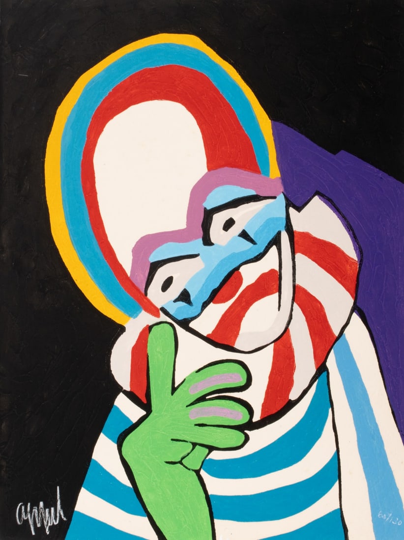 KAREL APPEL (1921-2006) PENCIL SIGNED WOODBLOCK (1 of 10)