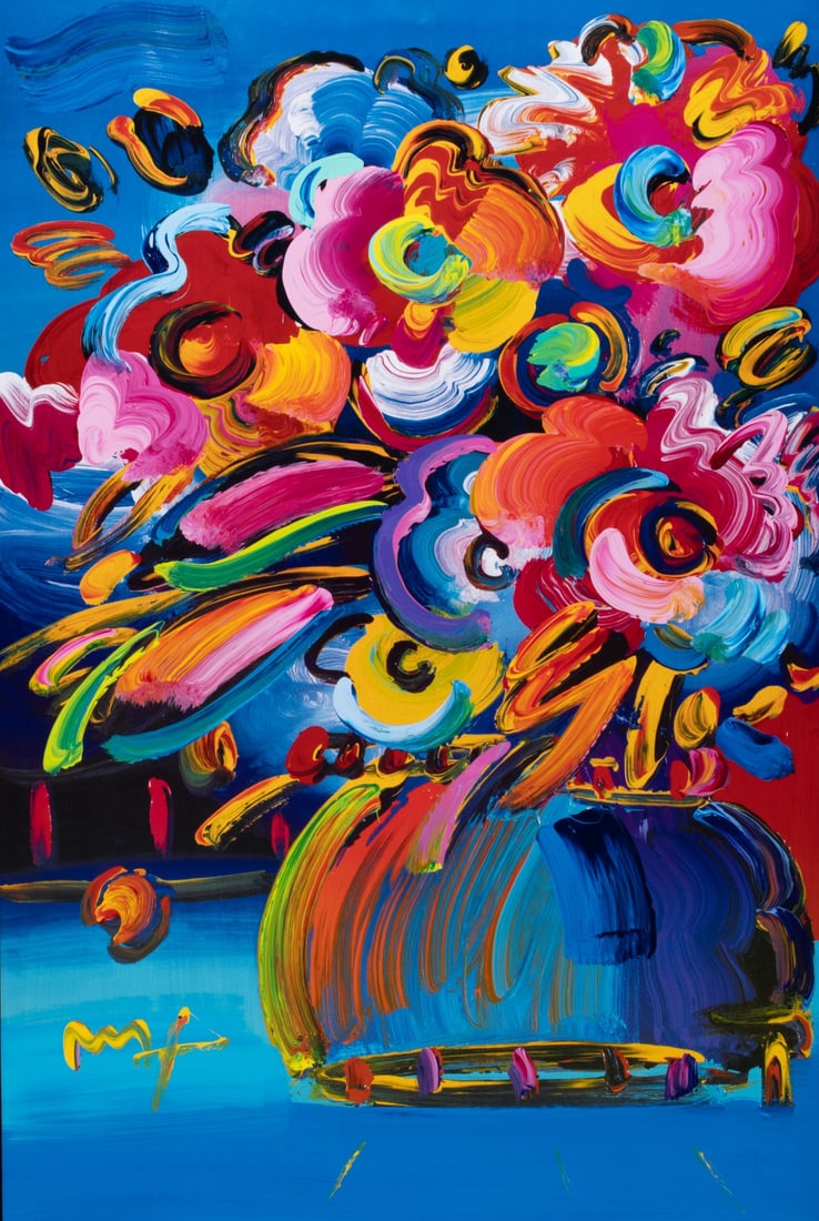 PETER MAX (BORN 1937) OFFSET LITHOGRAPH WITH ACRYLIC (1 of 15)