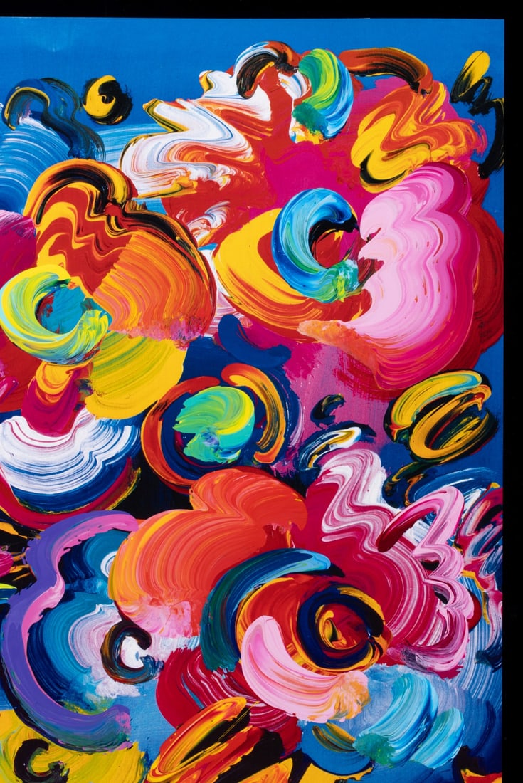 PETER MAX (BORN 1937) OFFSET LITHOGRAPH WITH ACRYLIC - 4
