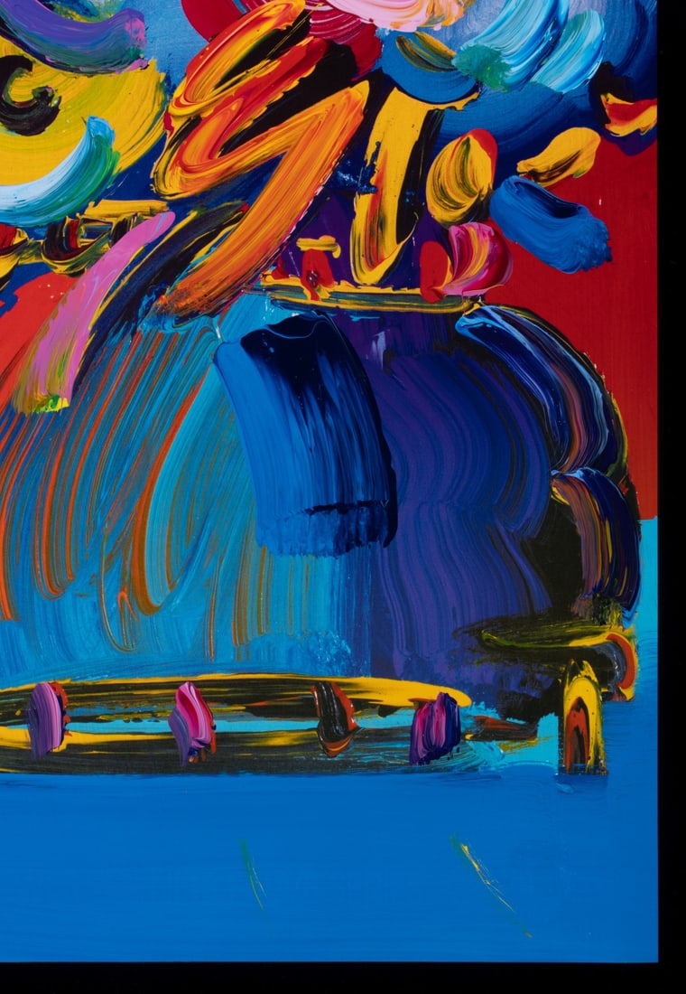 PETER MAX (BORN 1937) OFFSET LITHOGRAPH WITH ACRYLIC - 5